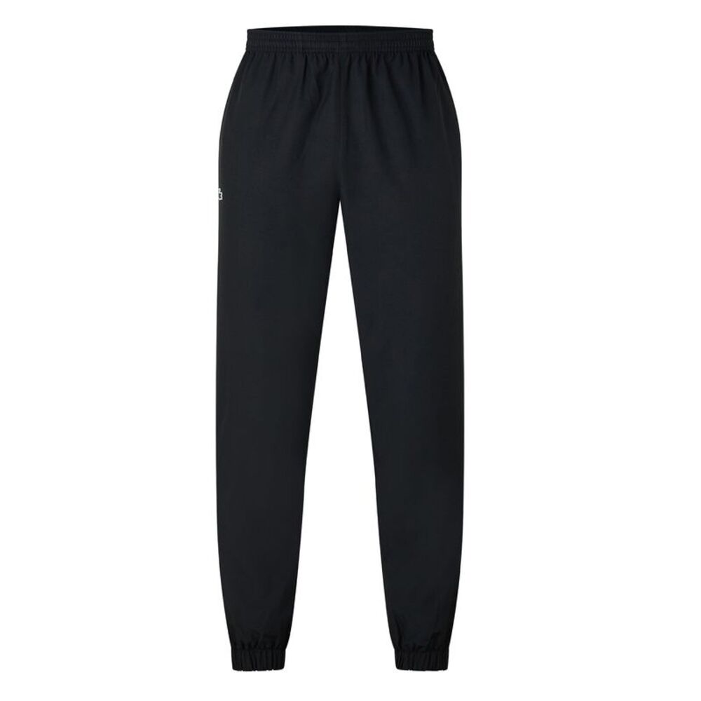 Lacoste Mens Taffeta Logo Sweatpants / Black